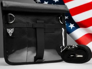 ~ Faraday Bag for Phones and Other Small Electronics (11" x 9") ~ Data Security for Executive Travel ~ Shoulder Strap Included ~ Tracking/Hacking Defense