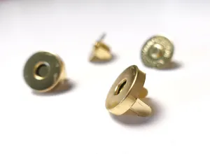 18mm Magnetic Snap Gold Finish Set of 2