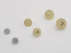 2 X Magnetic Snap Closure,  Magnetic Button 10mm 14mm 18mm