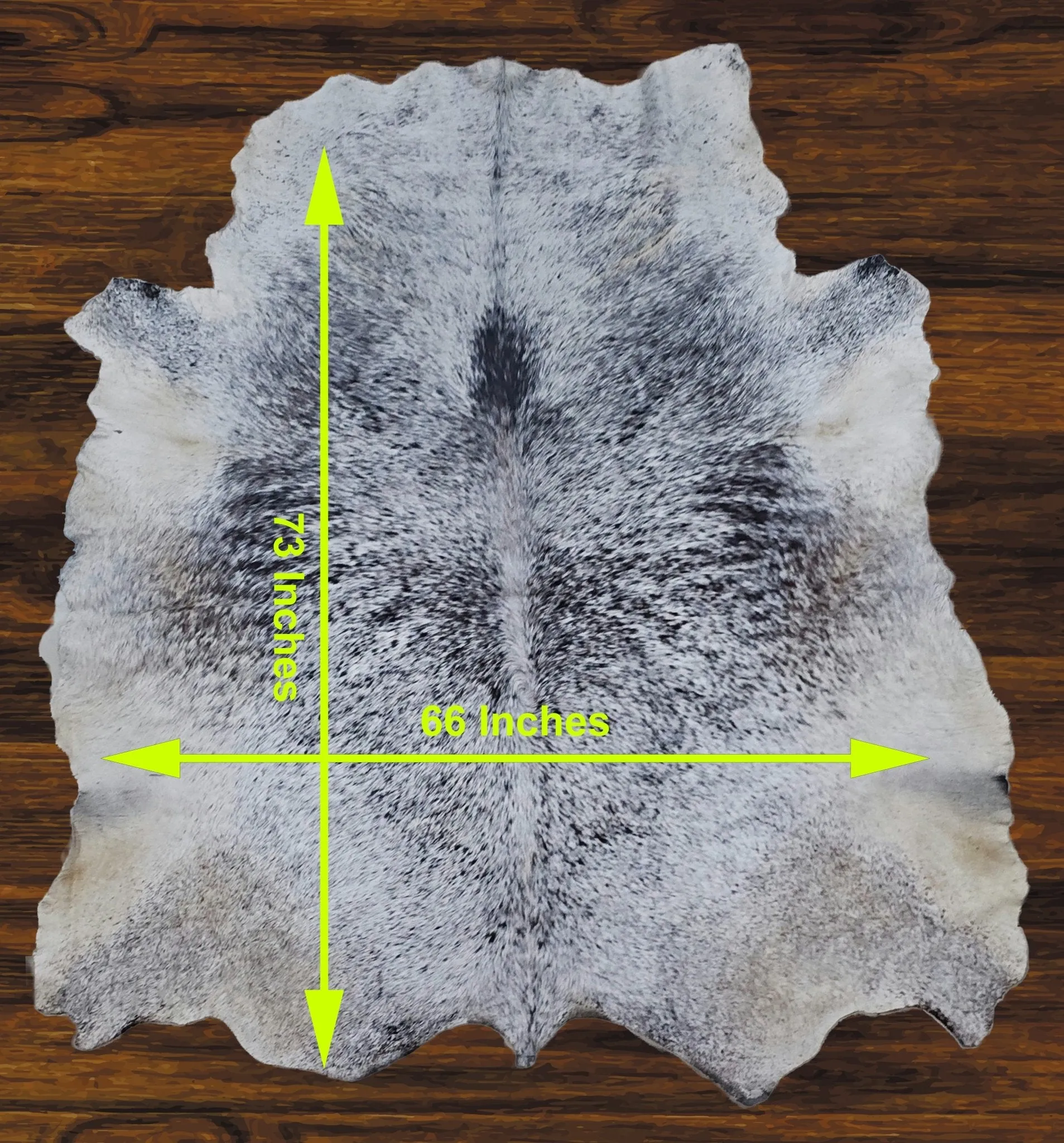 241-21 Cow Skin Hair on Hide 100% Pure Cow Hide Large Decorative/Carpet/Rug/Wall Leather