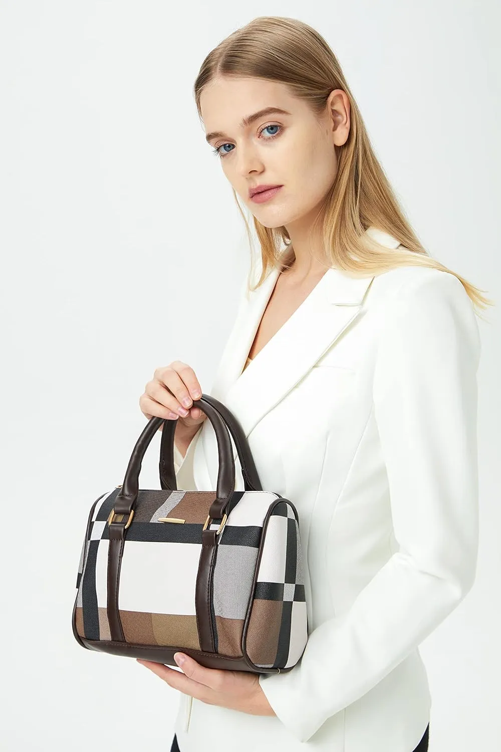 2E-youth Designer Purses and Handbags for Women Satchel Shoulder Bag Tote Top Handle Bag
