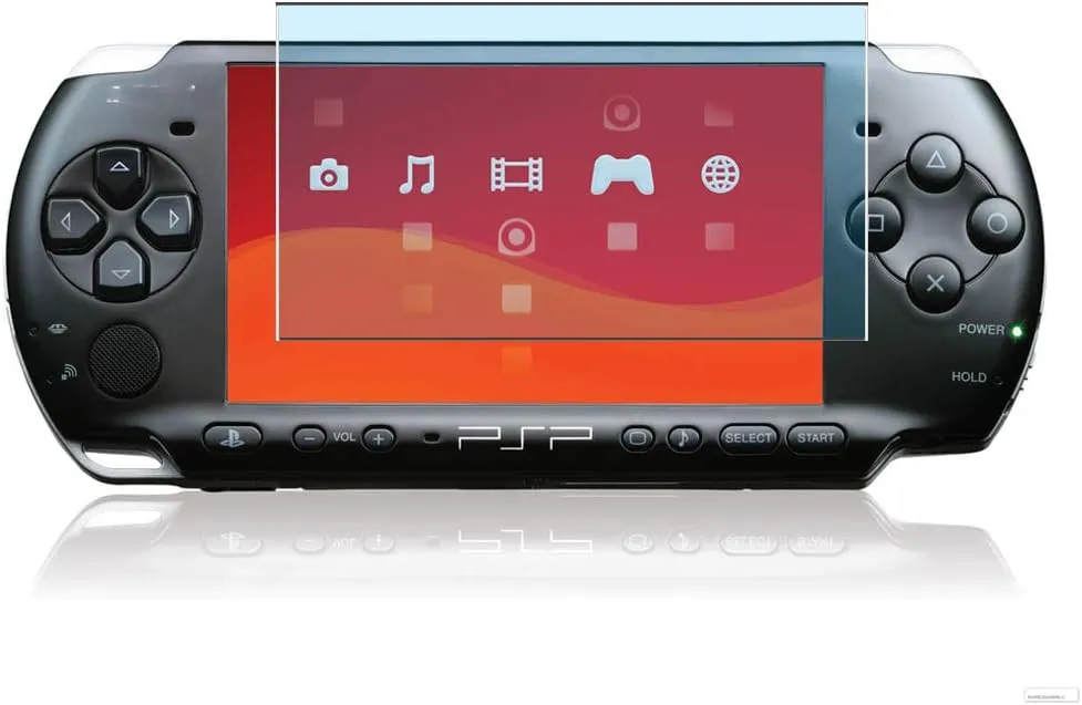 [3 Pack] Synvy Anti Blue Light Screen Protector, compatible with SONY PSP 3000 PSP3000 Guard Skin [ Not Tempered Glass Protectors ]