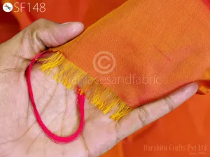60gsm Iridescent Indian Pure Silk Fabric by the yard Light Weight Soft Silk Curtains Scarf Costume Apparel Wedding Evening Dresses Dolls
