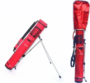 A99Golf C4 Range Sunday Carry Golf Stand Bag Golf Travel Bag Removable Top Cover with Strap and Stand RED Great Gift for Golfer!