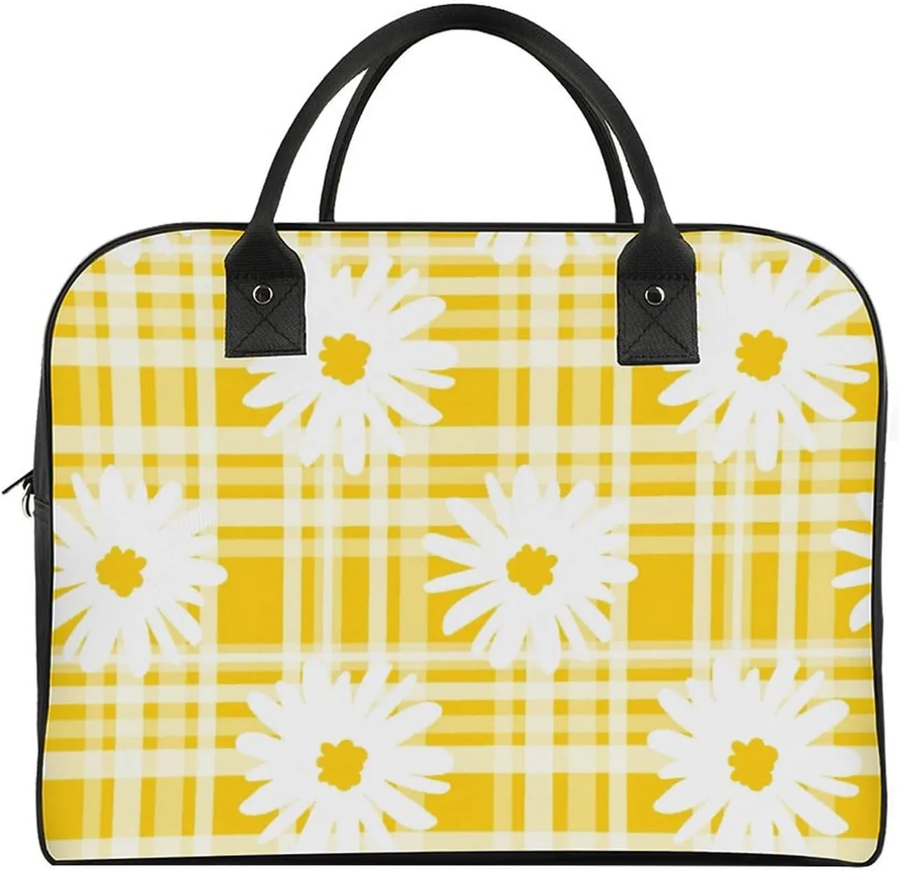 Adult High-capacity Nylon Colorful Butterfly Retro Handbag for Touring 13" X 19" X 8"