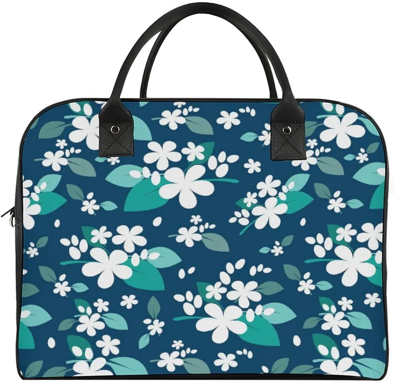 Adult High-capacity Nylon Colorful Butterfly Retro Handbag for Touring 13" X 19" X 8"