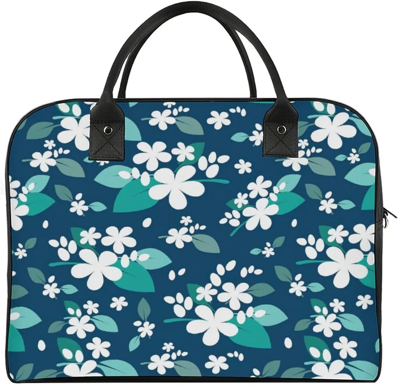 Adult High-capacity Nylon Colorful Butterfly Retro Handbag for Touring 13" X 19" X 8"