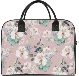 Adult Shoulder Nylon Colorful Butterfly Office Handbag for Travel 13" X 19" X 8"