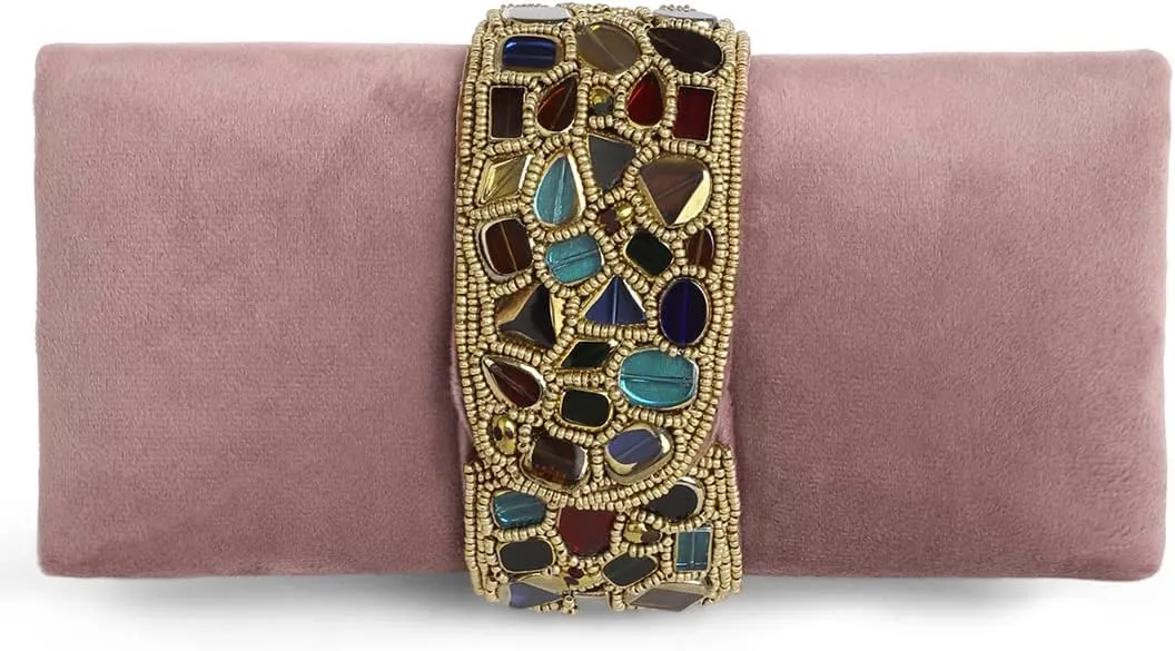 Aheli Clutch Purses Gift for Women Handmade Evening Sling Handbag Stylish Bridal Fashion Bag