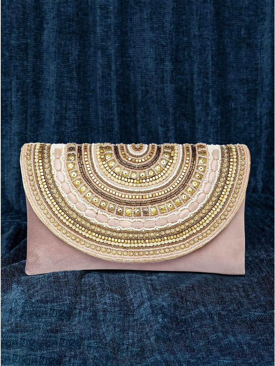 Aheli Indian Clutch Purses Gift for Women Wedding Handmade Evening Bridal Handbags Party