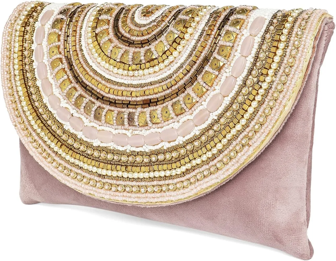 Aheli Indian Clutch Purses Gift for Women Wedding Handmade Evening Bridal Handbags Party