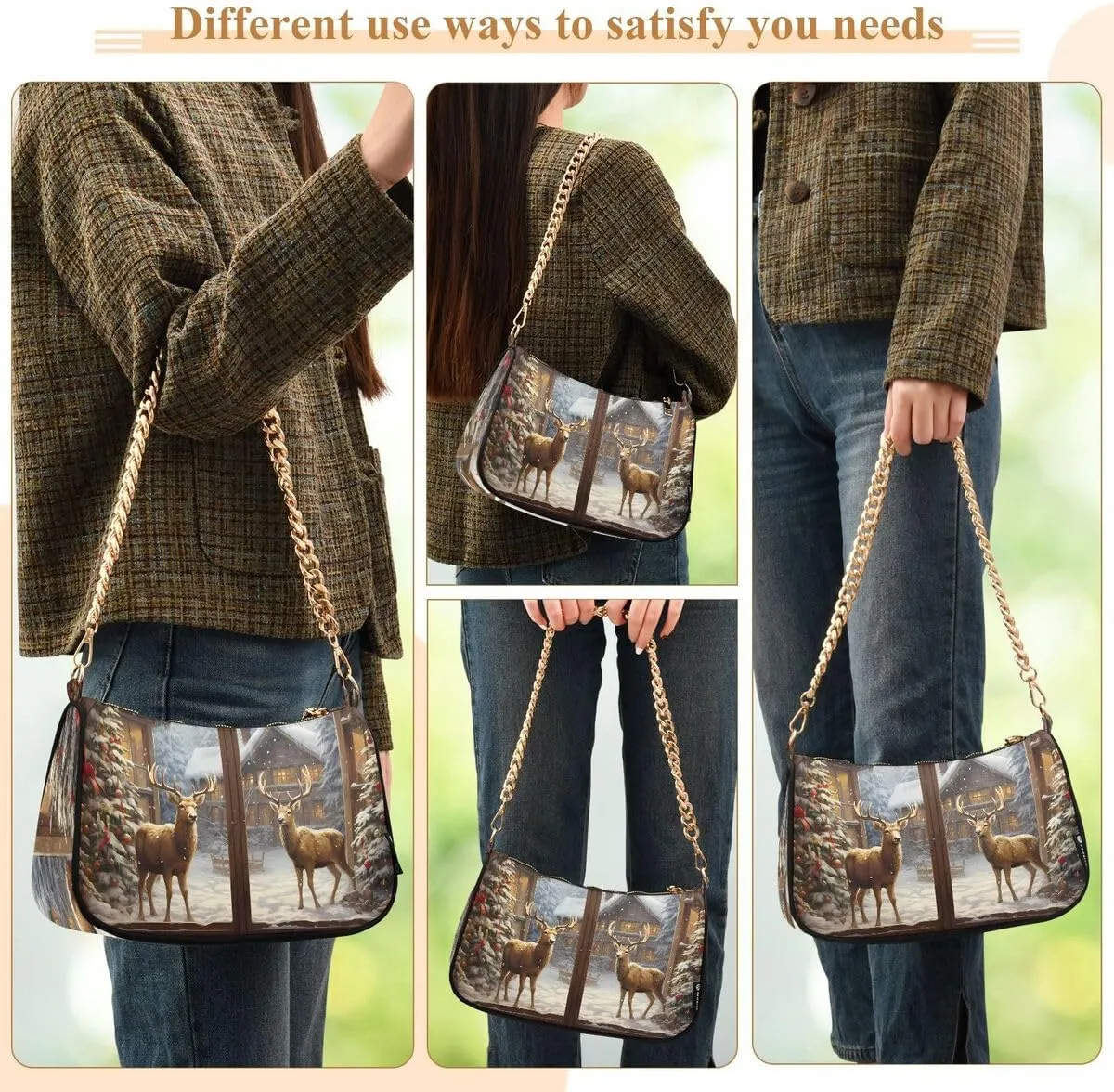 ALAZA Women's Handbags Tote Crossbody Bag Purse Ladies Shoulder Bag Hobo Handbag