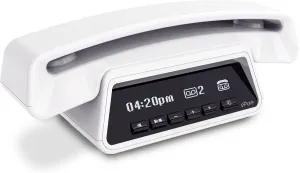 Alcatel Epure - Design DECT 6.0 Cordless Phone for Home with Answering Machine, Handsfree and Unwanted Call Blocking, White