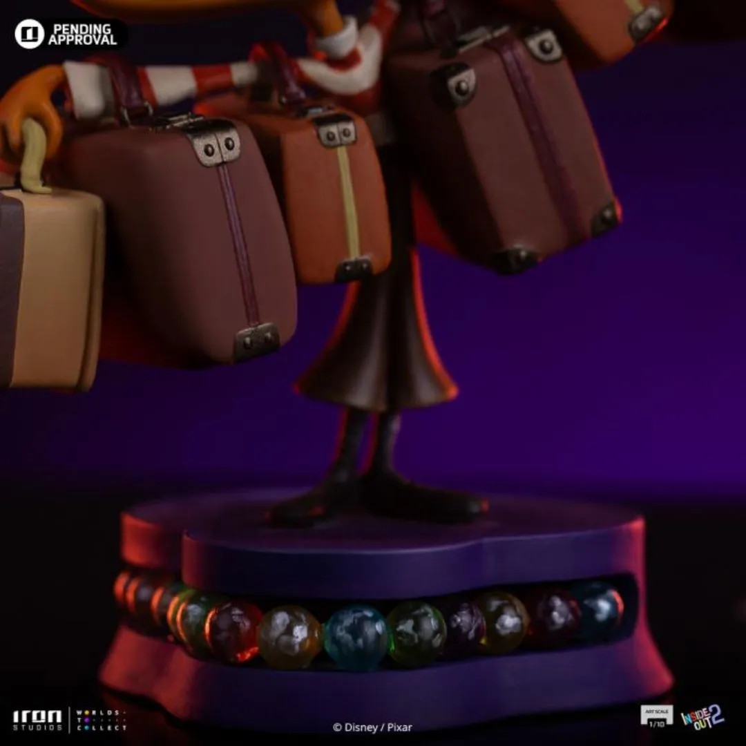 Anxiety Inside Out 2 Statue By Iron Studios