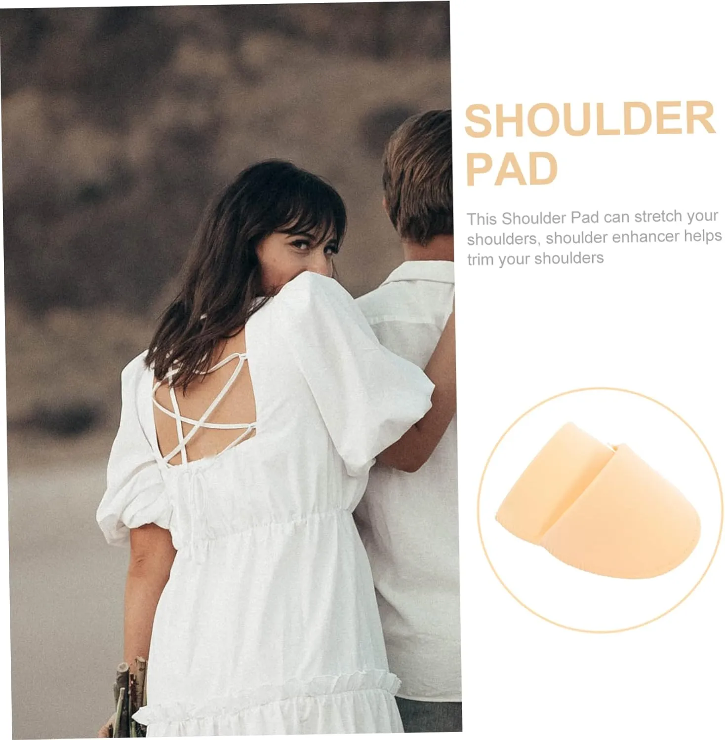 Artibetter 5sets Shoulder Pads for Women Men Pair of Foam Shoulder Pads Comfortable for Suit/Jacket/Sweater 3pairs*5