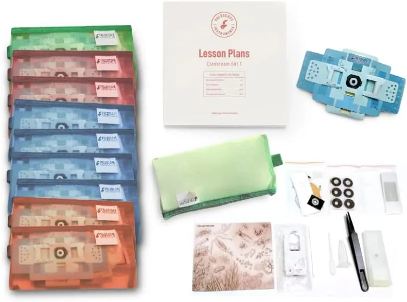 Assembled Classroom Kit (Contains 10 Fully Assembled Foldscope Paper Microscopes)