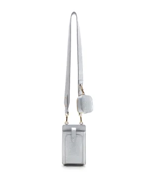 ATHENA PHONE BAG IN SILVER