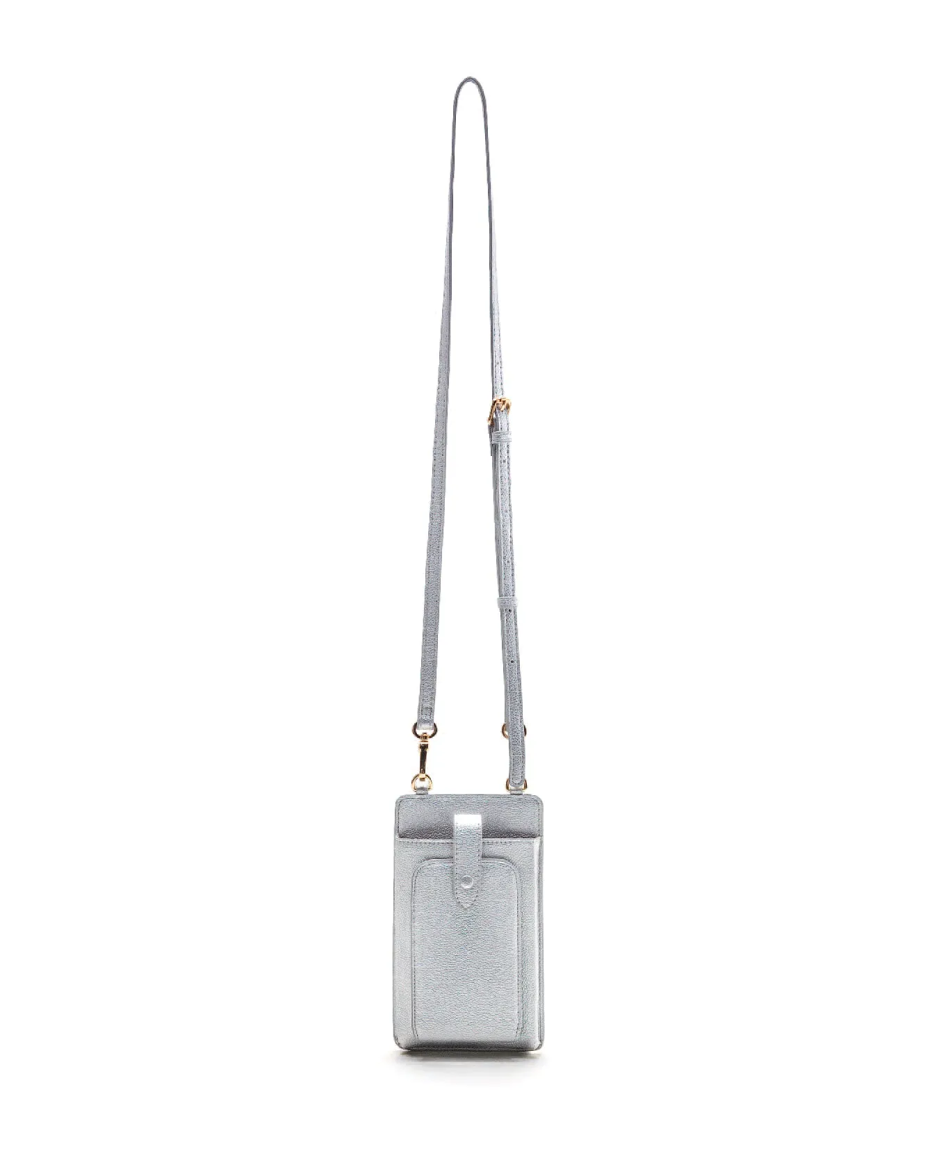 ATHENA PHONE BAG IN SILVER