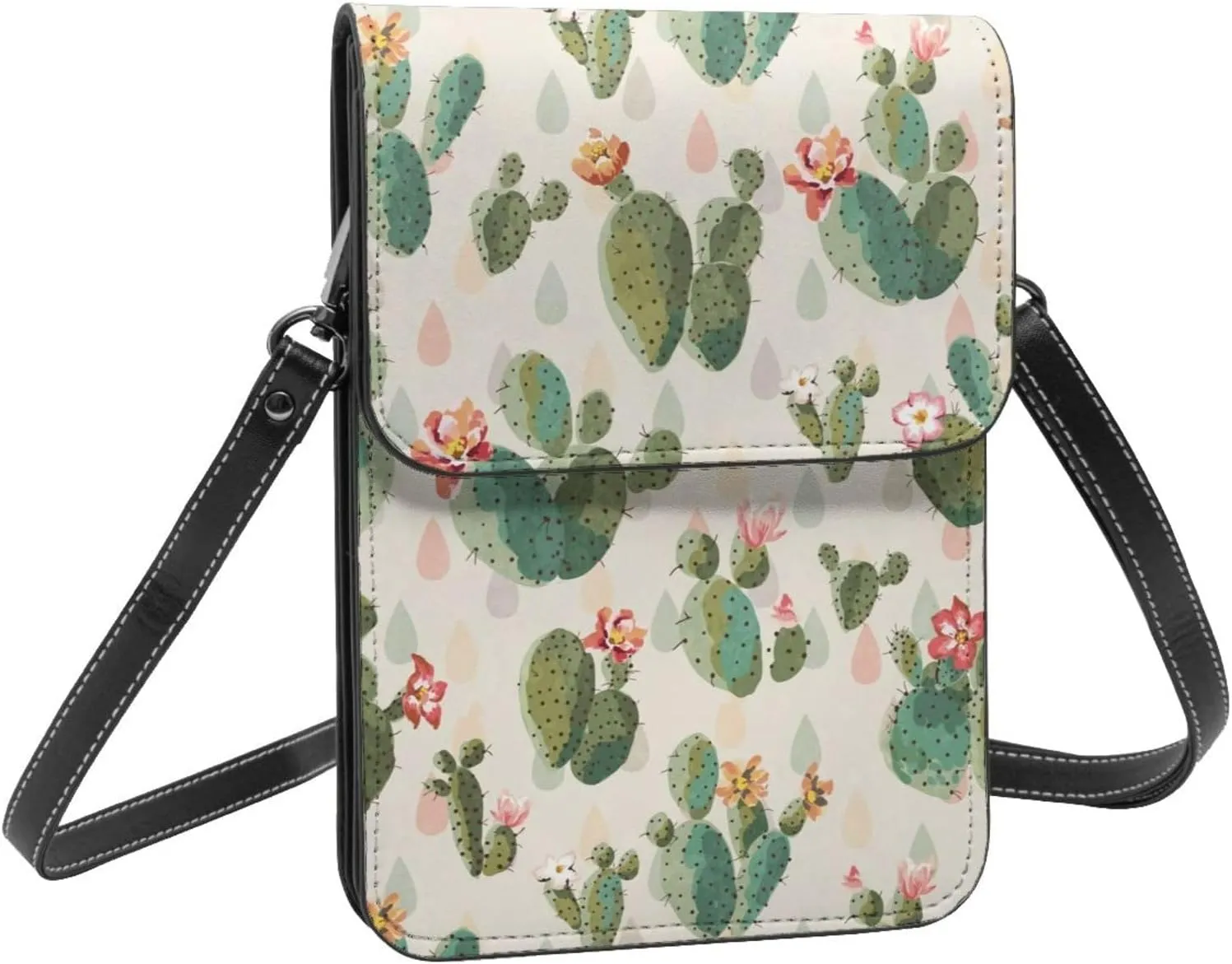 Autism Awareness Leather Crossbody Cell Phone Purse Small Wallet Bags Adjustable Phone Bag for Women