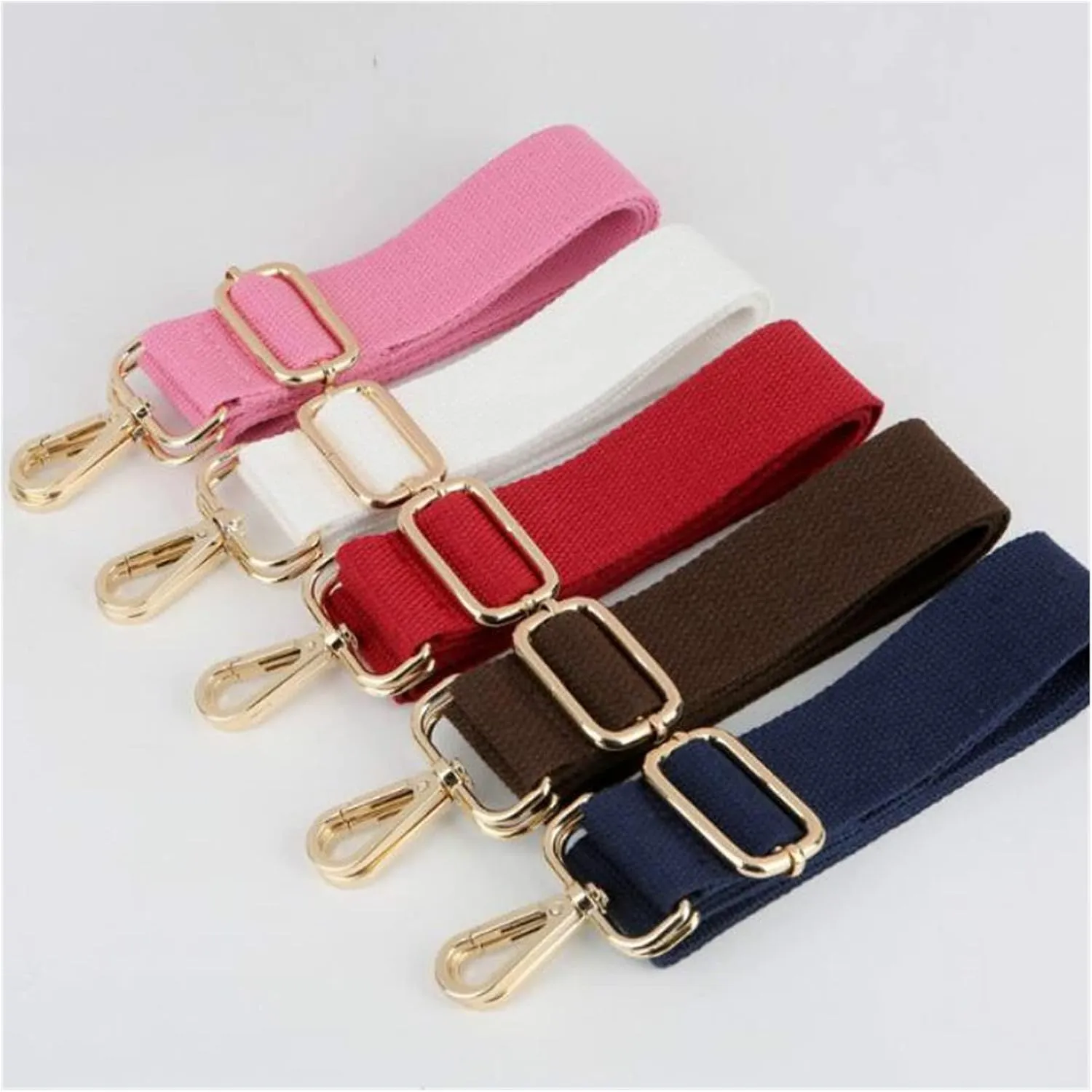 Bag Strap 1.6 Inches Wide Fabric Bag Strap Gold Buckle Women Bag Strap for Crossbody Bag Adjustable Shoulder Strap Purse Strap Accessories Purse Strap (Color : I)