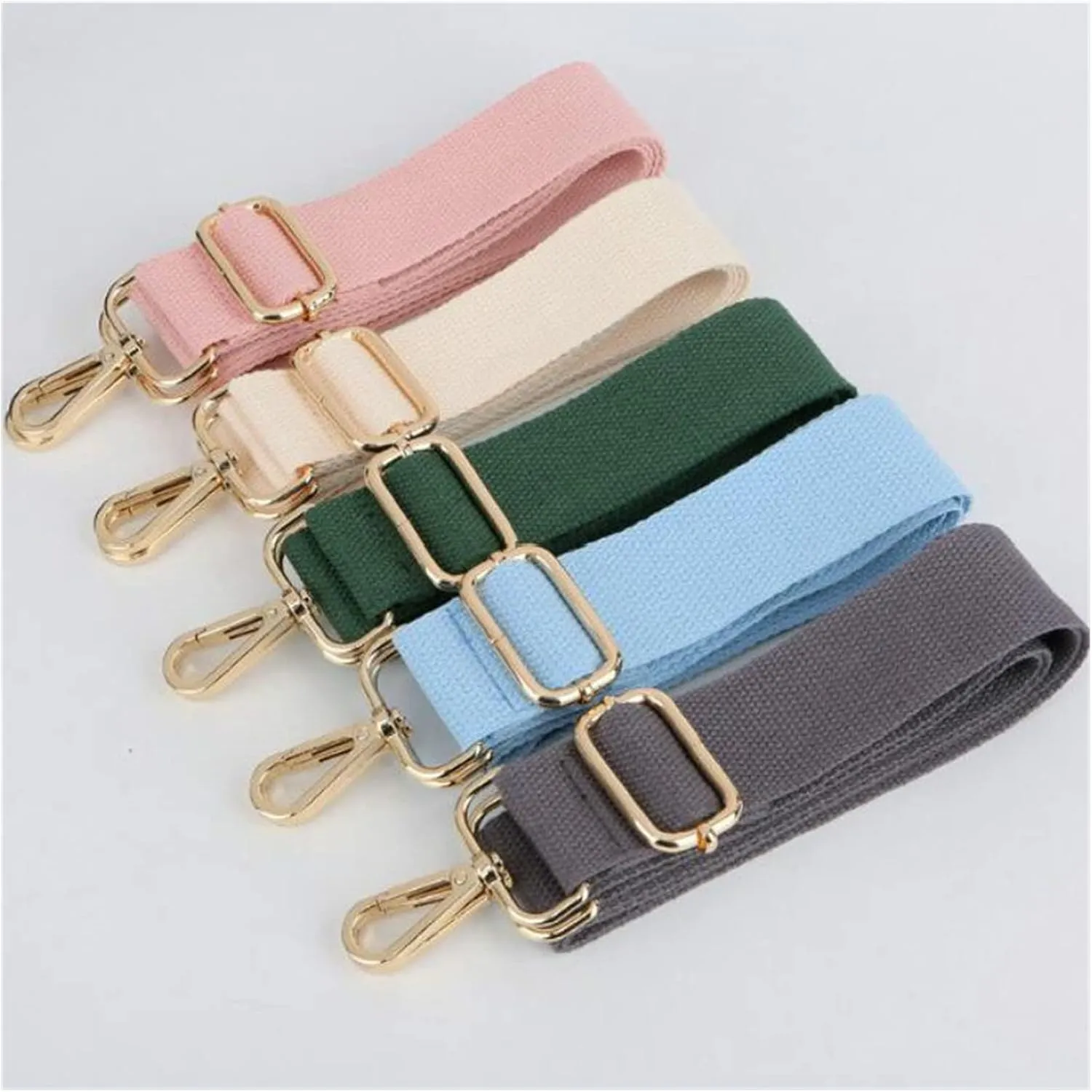 Bag Strap 1.6 Inches Wide Fabric Bag Strap Gold Buckle Women Bag Strap for Crossbody Bag Adjustable Shoulder Strap Purse Strap Accessories Purse Strap (Color : I)