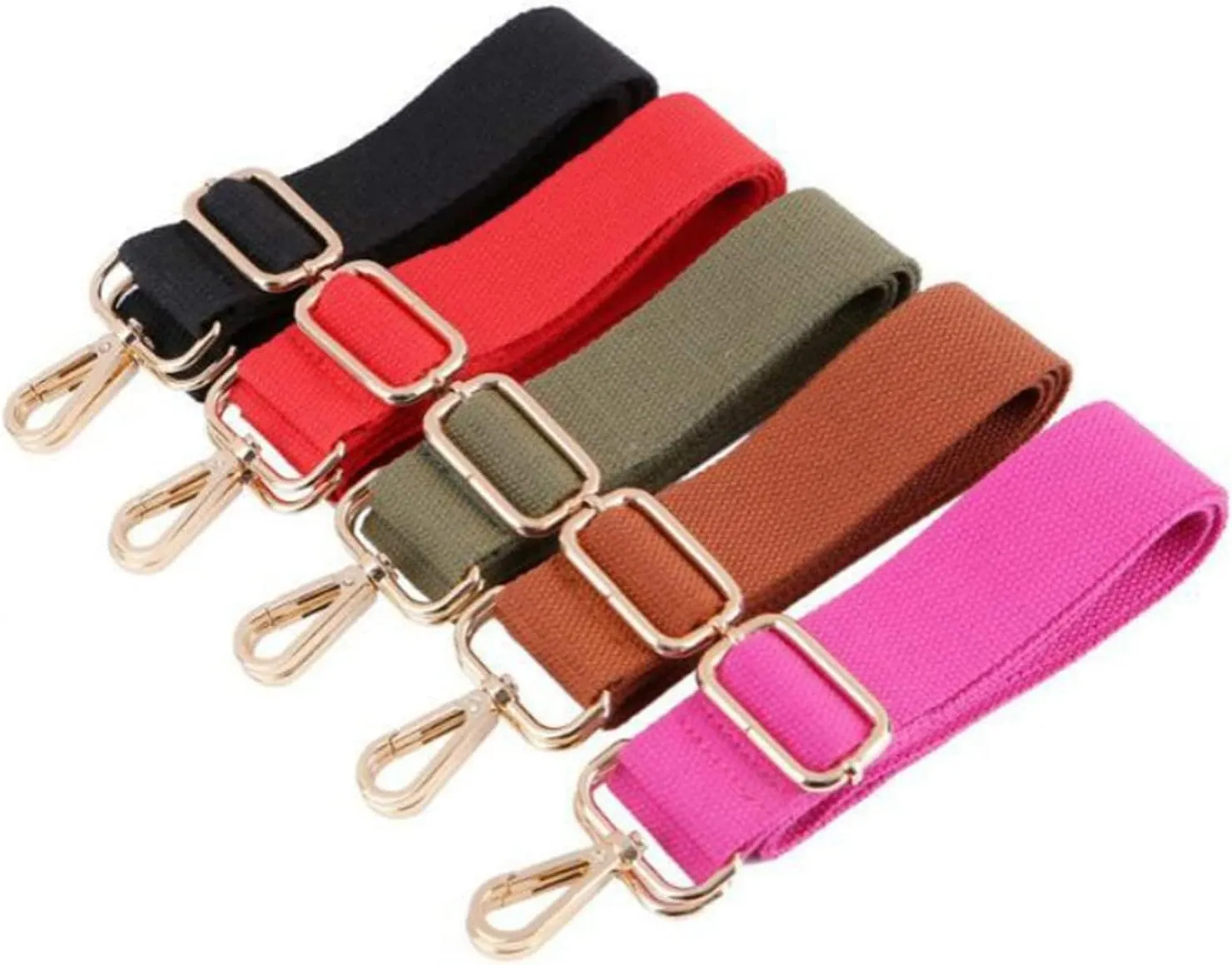Bag Strap 1.6 Inches Wide Fabric Bag Strap Gold Buckle Women Bag Strap for Crossbody Bag Adjustable Shoulder Strap Purse Strap Accessories Purse Strap (Color : I)