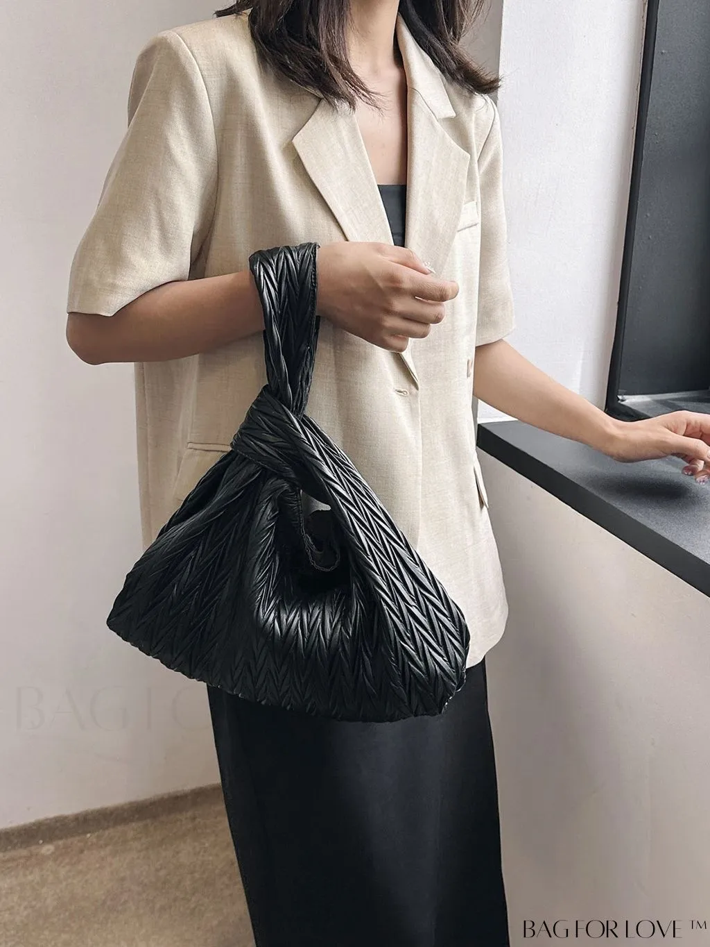 BagForLove - 2023 Summer New Arrival Cloud Shaped Ruched Tote & Underarm Bag - Exclusively for Women