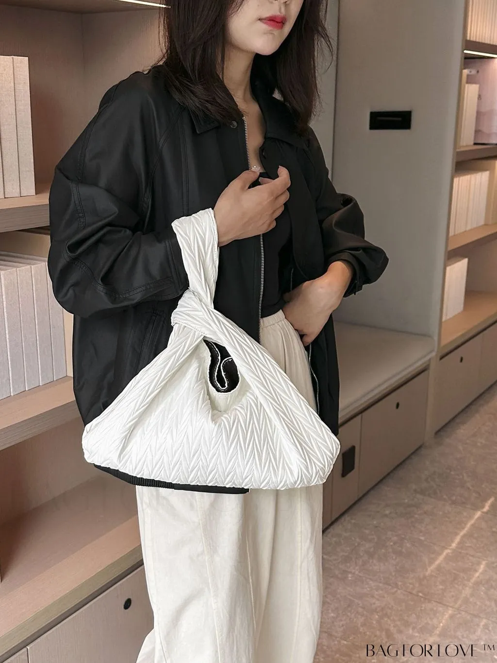 BagForLove - 2023 Summer New Arrival Cloud Shaped Ruched Tote & Underarm Bag - Exclusively for Women