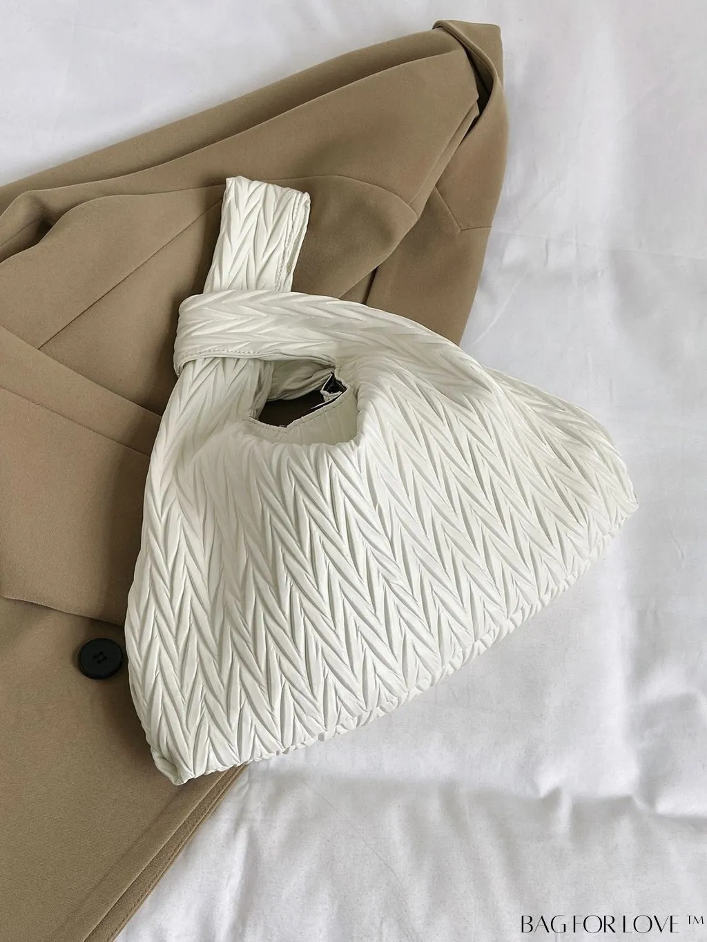 BagForLove - 2023 Summer New Arrival Cloud Shaped Ruched Tote & Underarm Bag - Exclusively for Women