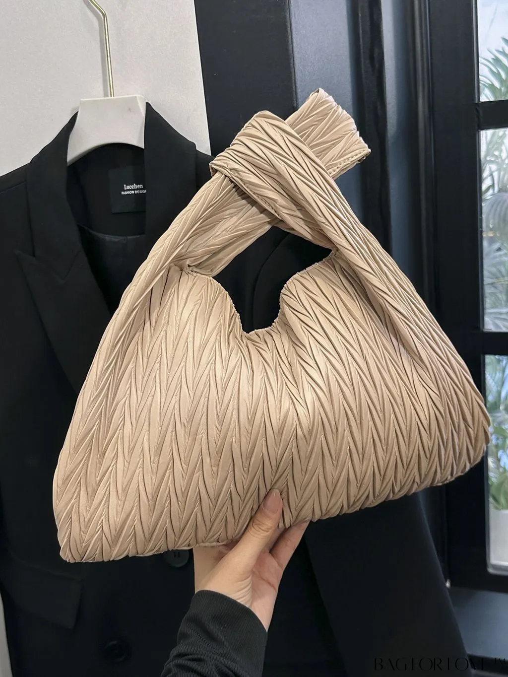 BagForLove - 2023 Summer New Arrival Cloud Shaped Ruched Tote & Underarm Bag - Exclusively for Women
