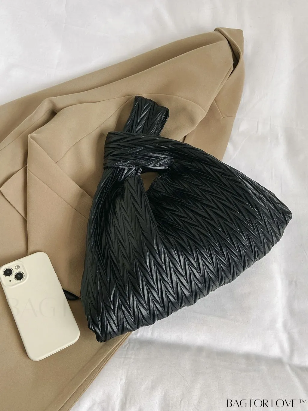BagForLove - 2023 Summer New Arrival Cloud Shaped Ruched Tote & Underarm Bag - Exclusively for Women