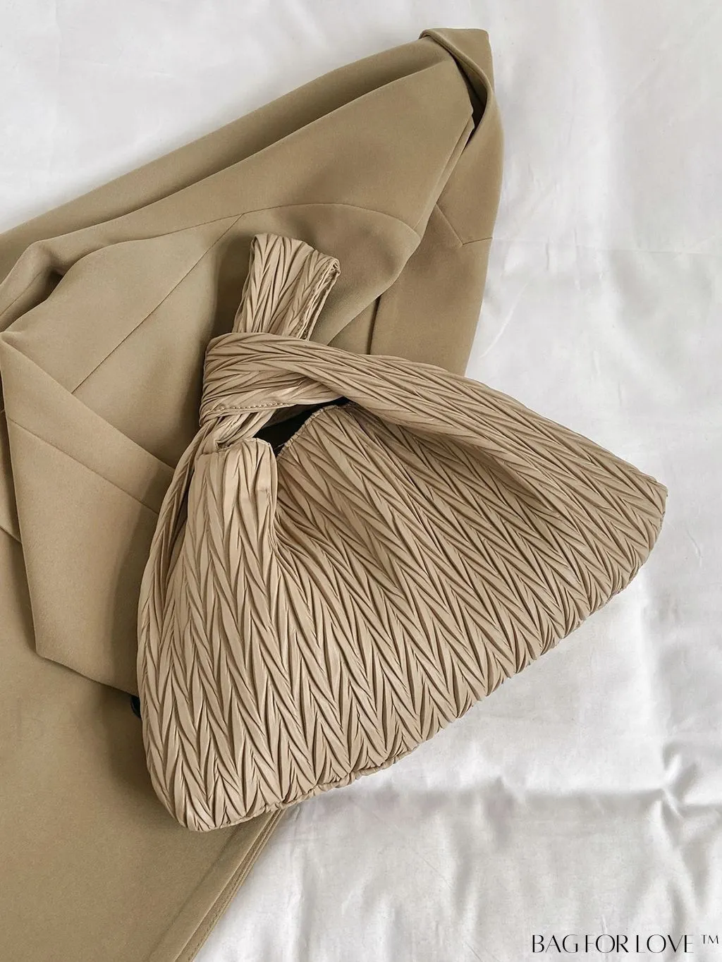 BagForLove - 2023 Summer New Arrival Cloud Shaped Ruched Tote & Underarm Bag - Exclusively for Women
