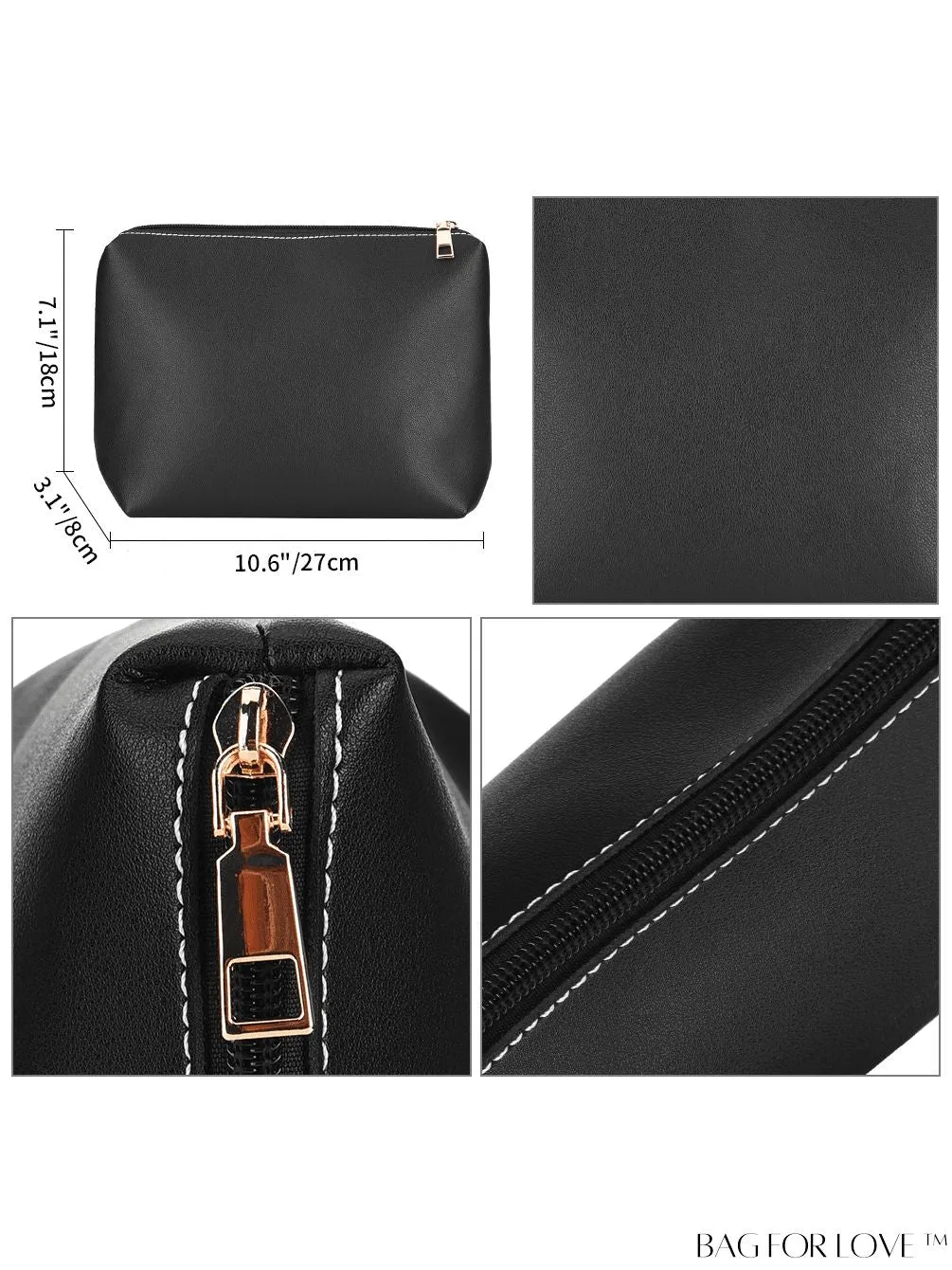 BagForLove - ATARNI Womens Large Capacity PU Shoulder Tote and Handbag Set