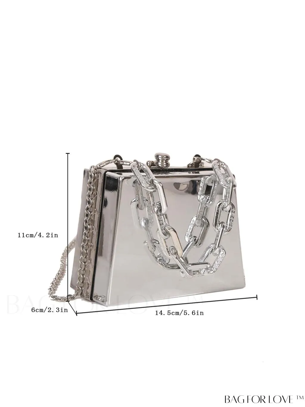 BagForLove - Chic Acrylic Chain Bag: Stylish Handbag for Fashionable Women