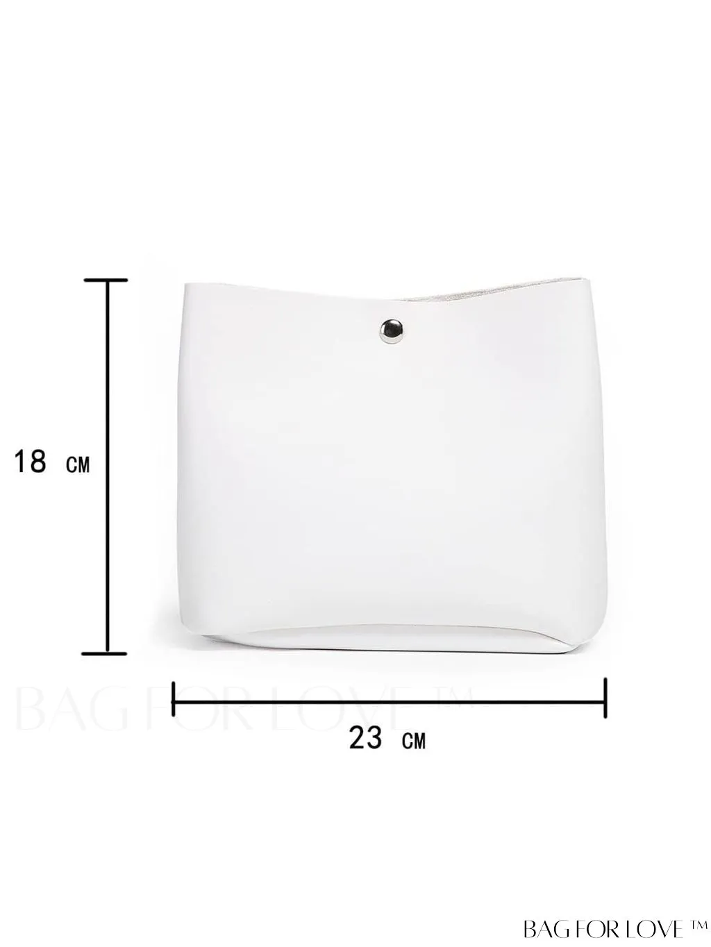 BagForLove - Chic Clear Tote Bag with Drawstring and Inner Pouch