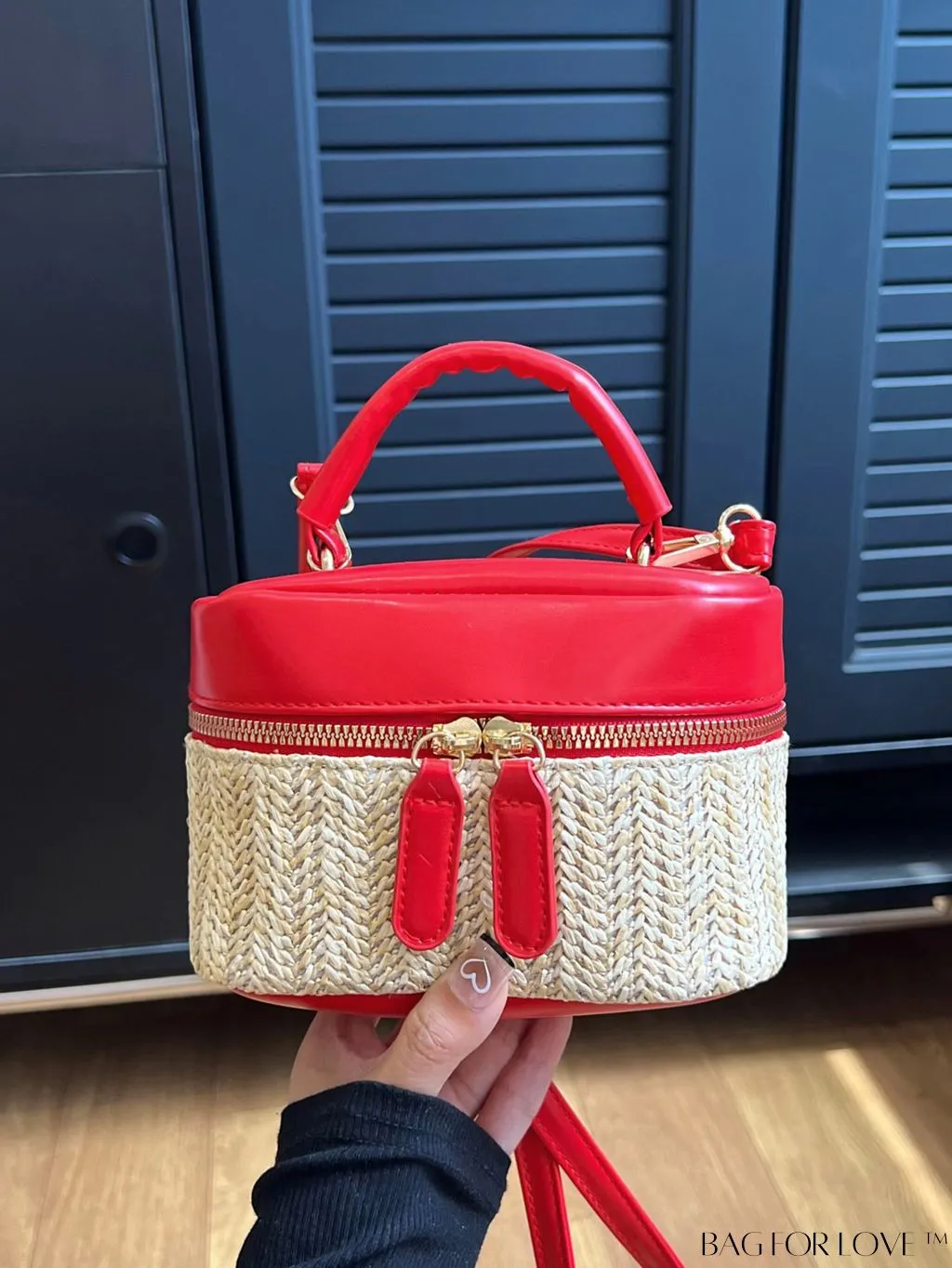 BagForLove - Chic Mini Color Block Woven Handbag