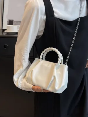 BagForLove - Chic Pleated Handheld Bag for Women