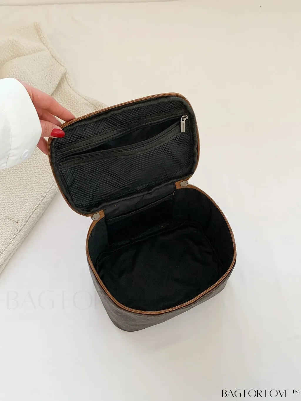 BagForLove - Chic Travel Cosmetic & Toiletry Organizer: Stylish All-Over Print in a Compact Design