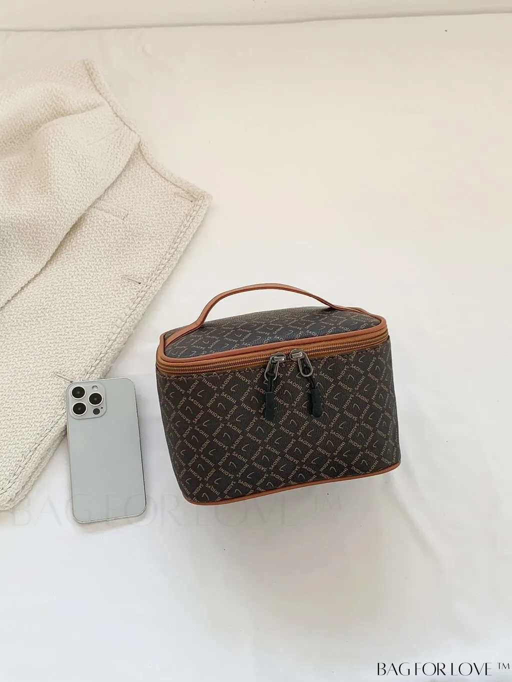 BagForLove - Chic Travel Cosmetic & Toiletry Organizer: Stylish All-Over Print in a Compact Design