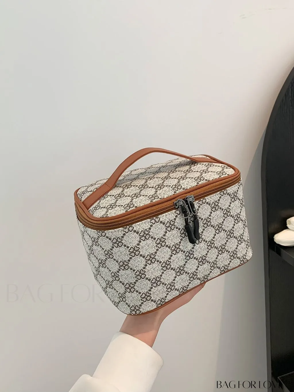 BagForLove - Chic Travel Cosmetic & Toiletry Organizer: Stylish All-Over Print in a Compact Design