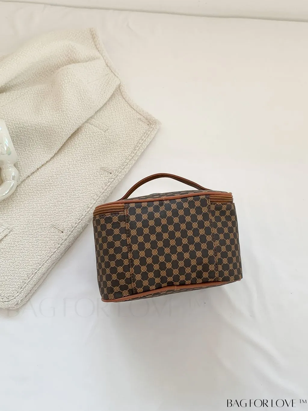 BagForLove - Chic Travel Cosmetic & Toiletry Organizer: Stylish All-Over Print in a Compact Design