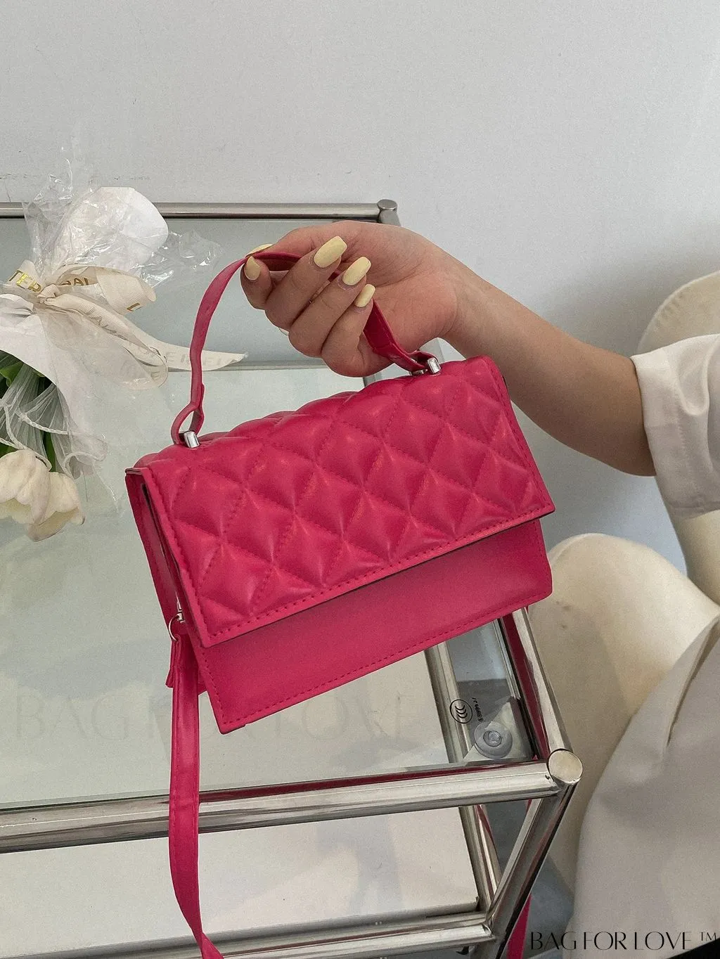 BagForLove - Compact Quilted Satchel: Petite and Polished!