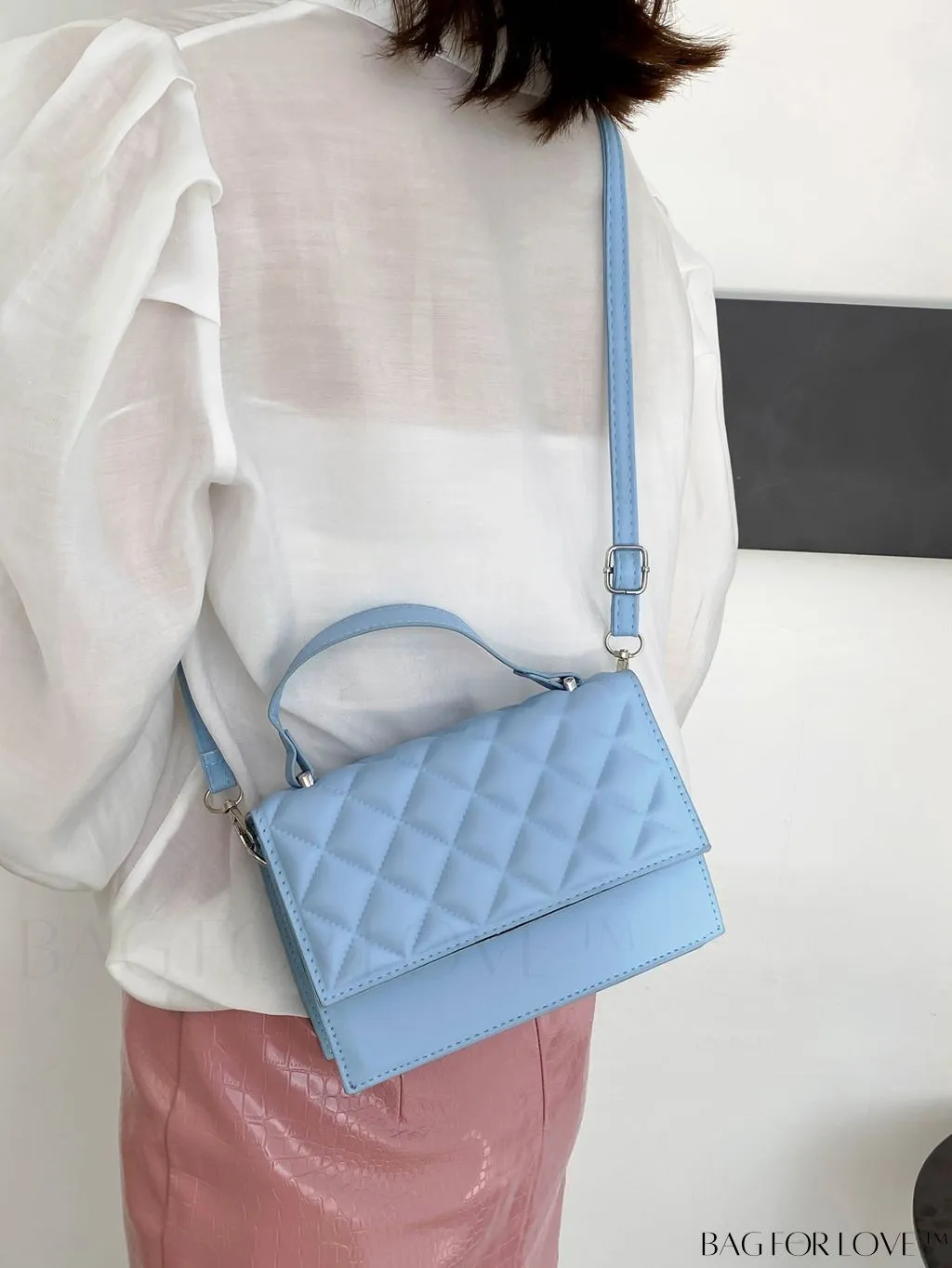 BagForLove - Compact Quilted Satchel: Petite and Polished!