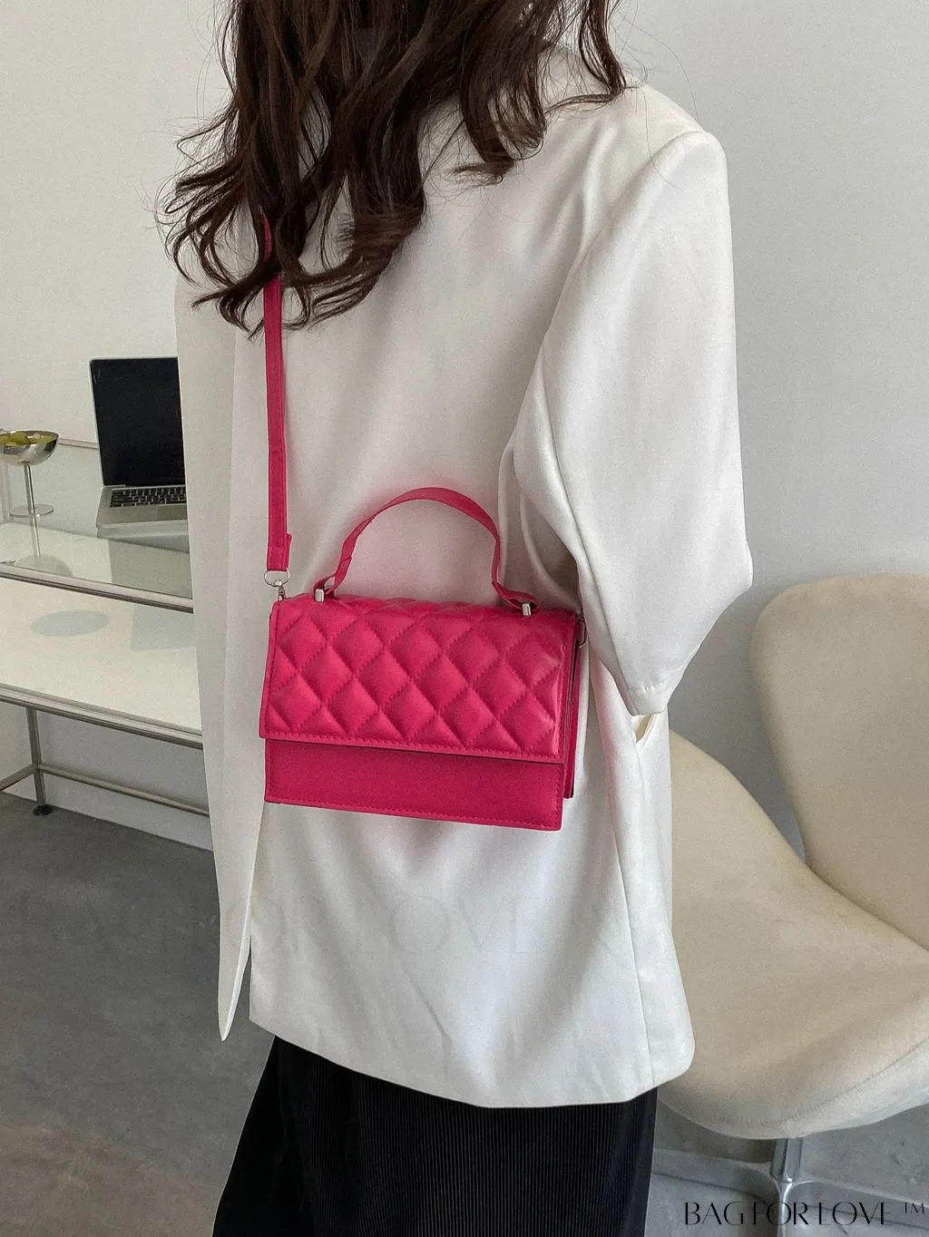 BagForLove - Compact Quilted Satchel: Petite and Polished!