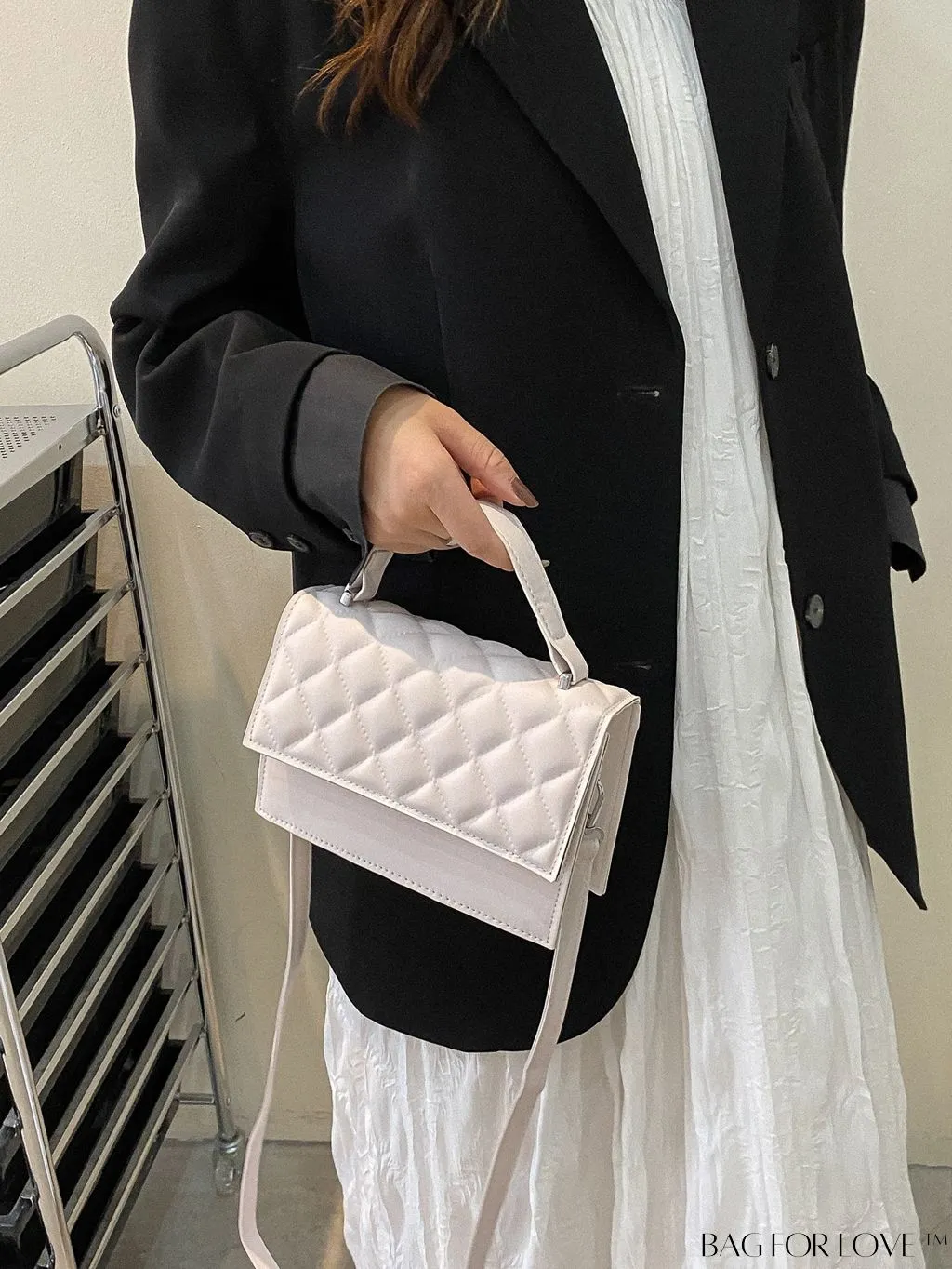 BagForLove - Compact Quilted Satchel: Petite and Polished!