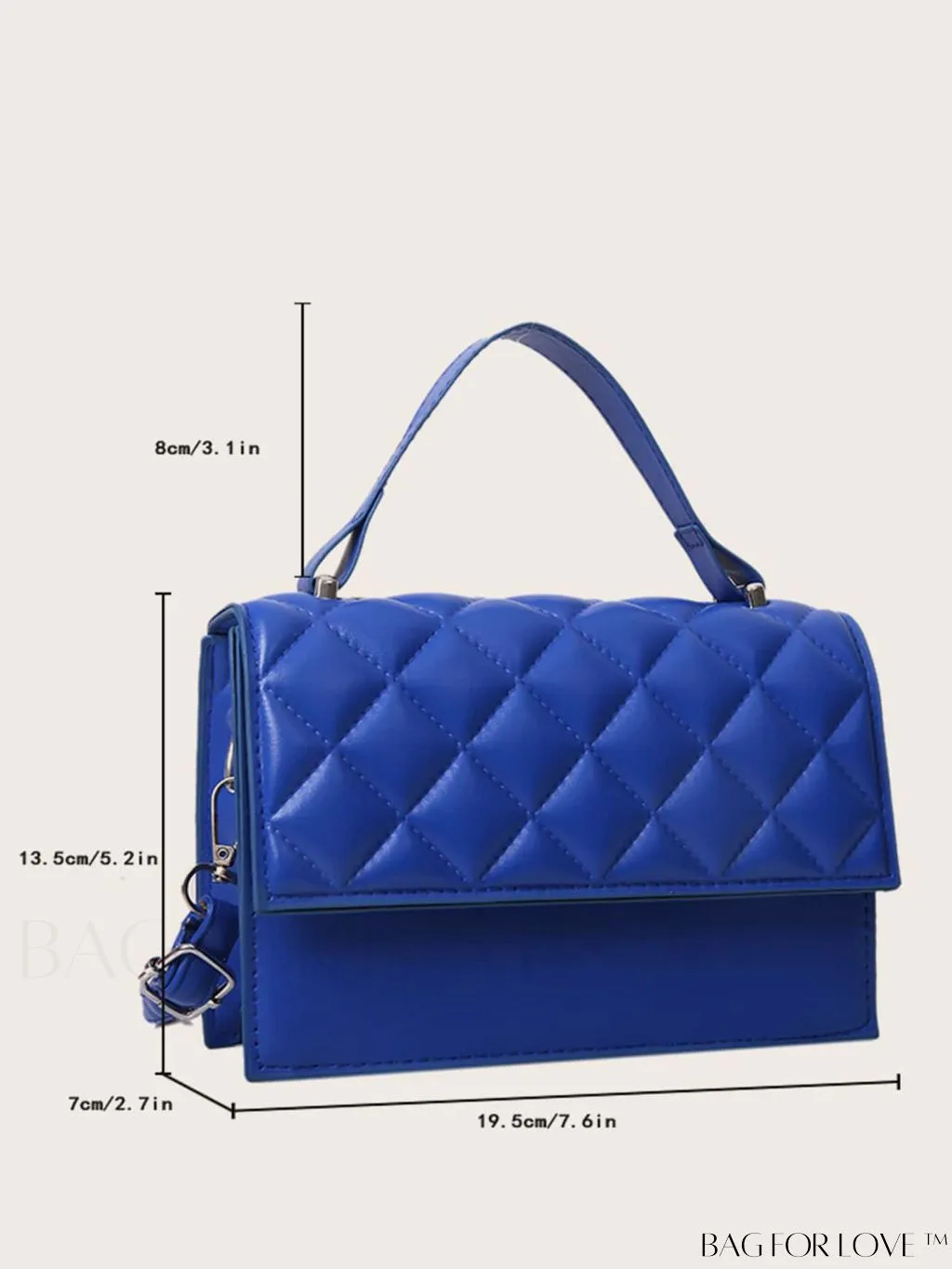 BagForLove - Compact Quilted Satchel: Petite and Polished!
