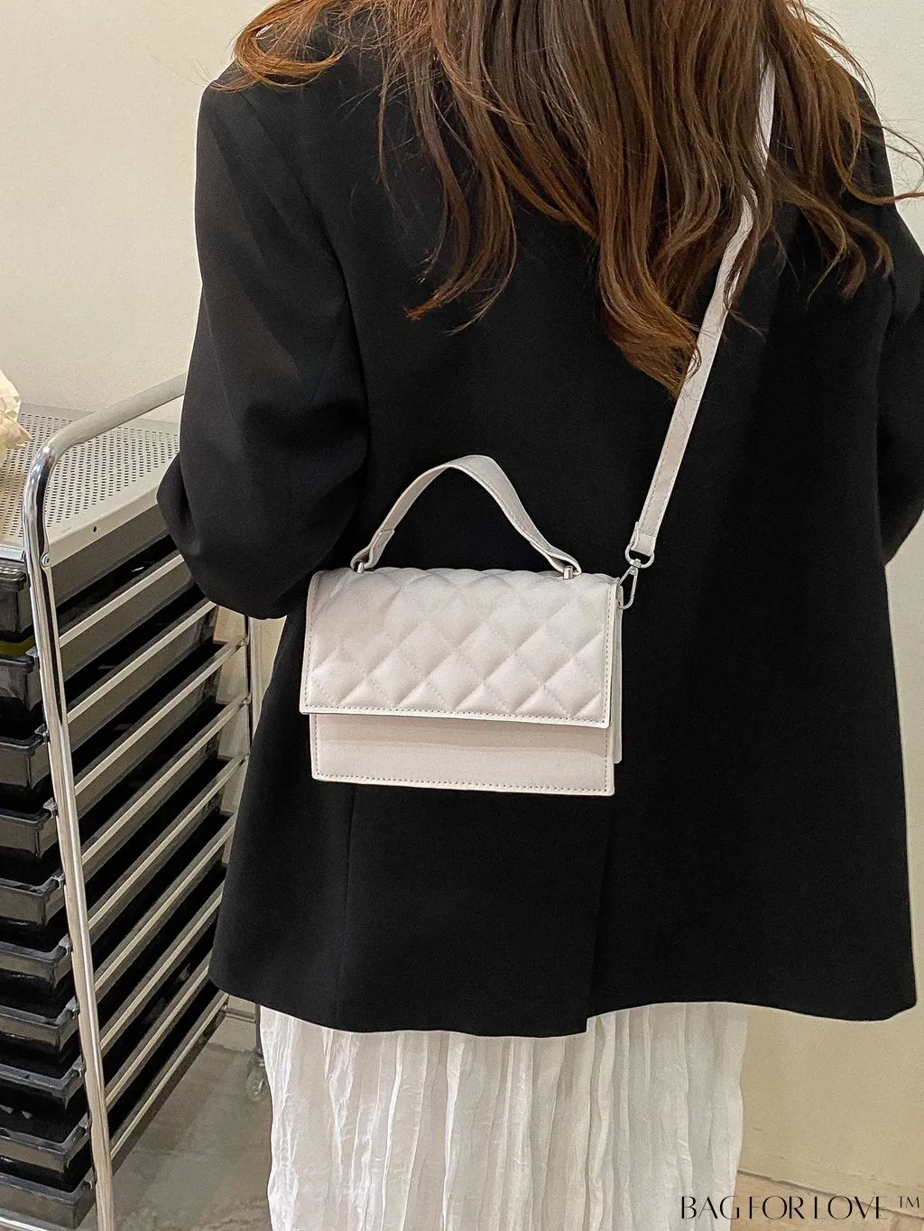BagForLove - Compact Quilted Satchel: Petite and Polished!