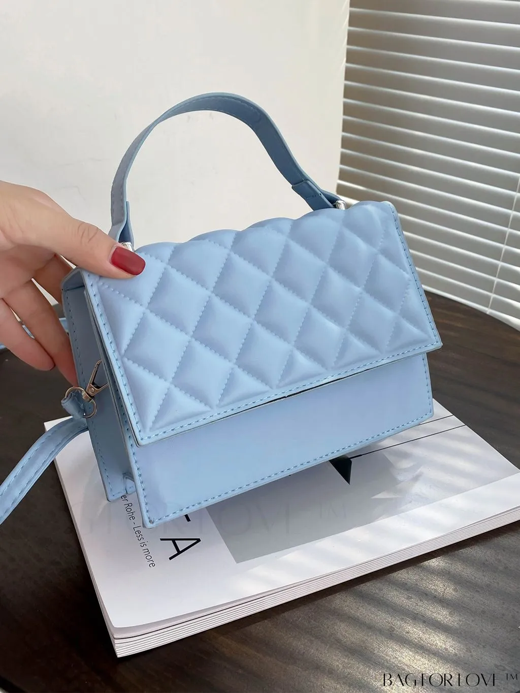 BagForLove - Compact Quilted Satchel: Petite and Polished!