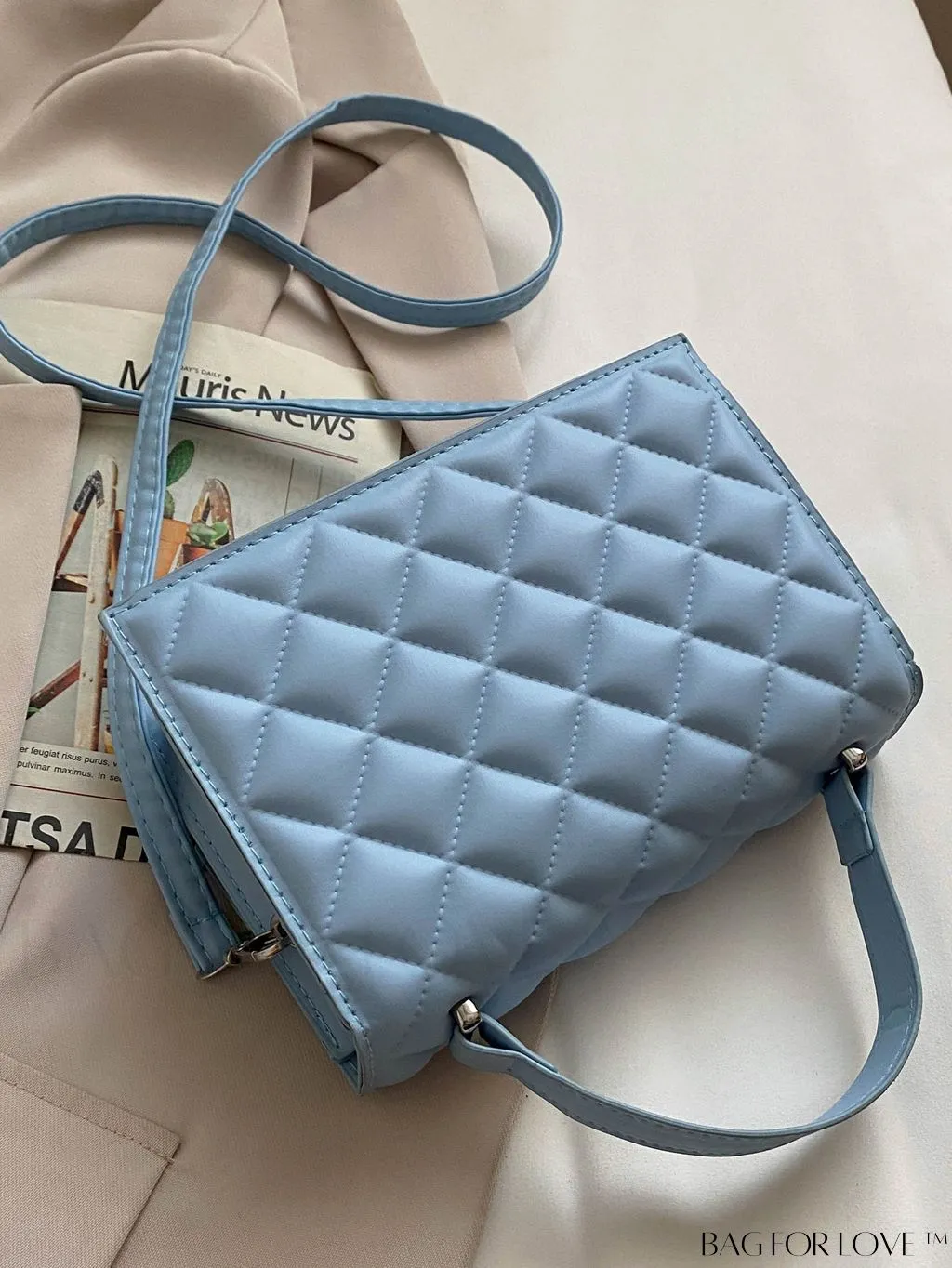BagForLove - Compact Quilted Satchel: Petite and Polished!