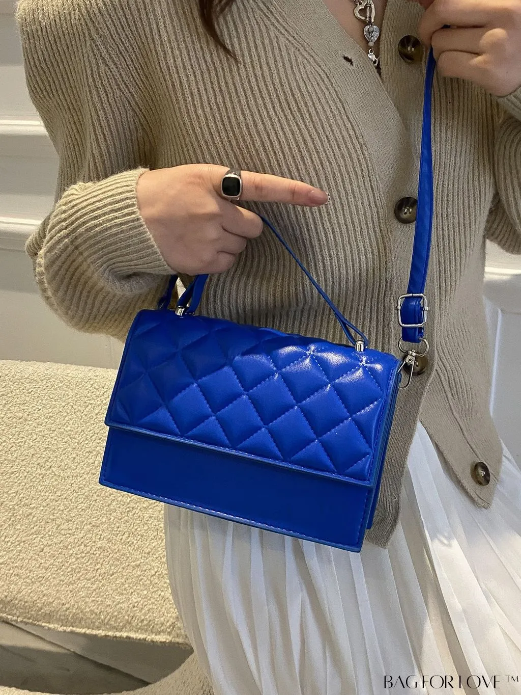 BagForLove - Compact Quilted Satchel: Petite and Polished!